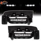 LED Fog Lights Bumper Lamps + Switch + Wiring Kits for Dodge Charger (2015–2022)