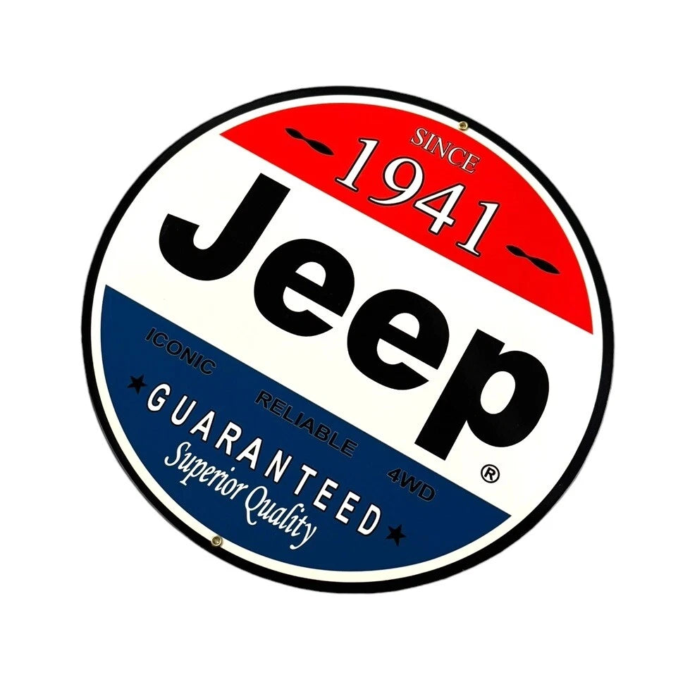 Metal Reproduction Sign for Jeep Since 1941 (1941–Present)