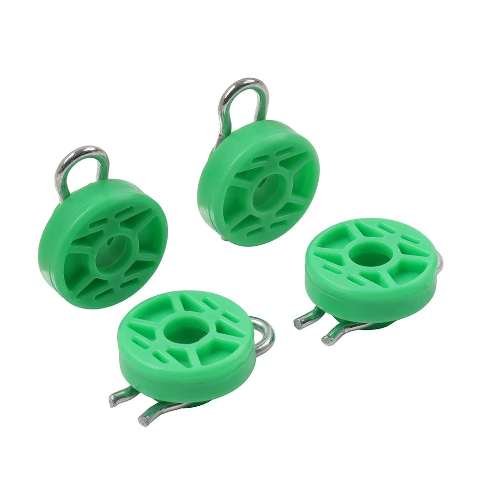 4X Front Power Window Regulator Guide Roller Clip for Saab 9-3 9-5 (1999–2009) & Volvo S70 (1998–2000)