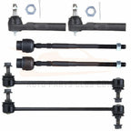 Set of 6 Tie Rods and Sway Bar Links for Chevrolet Malibu (2004–2012)