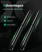 Rear Pair Shocks & Struts for Mitsubishi Montero Sport (2000–2004)