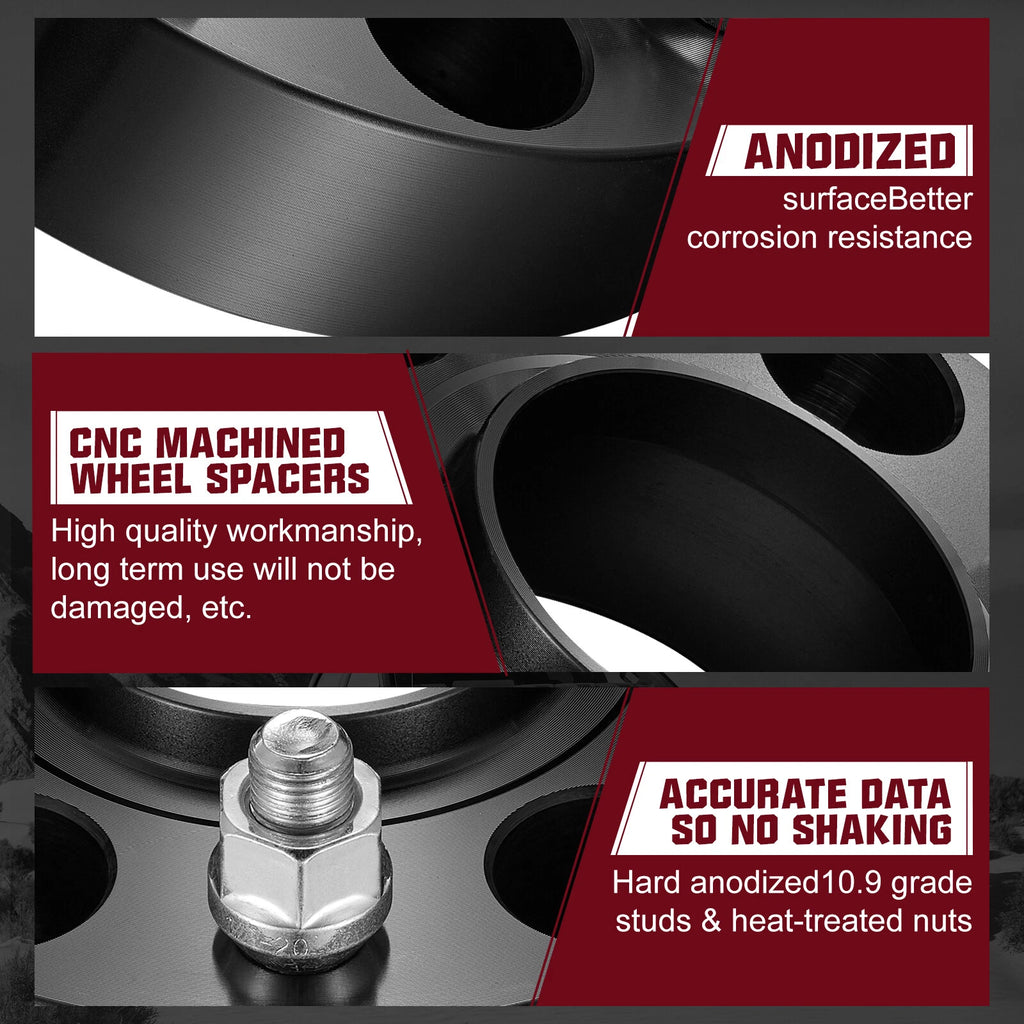 Wheel Spacers for Jeep Wrangler JK Rubicon (2007-2018)
