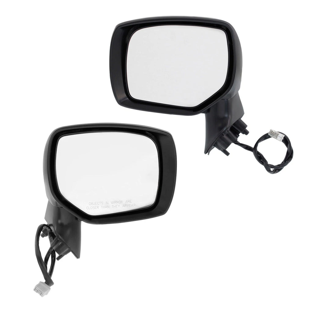 Power Mirrors for Subaru Forester (2014–2018) Left & Right Textured Black