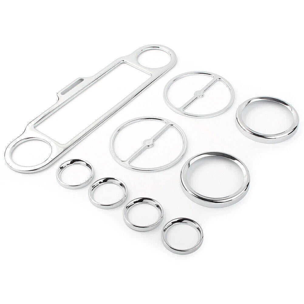 Radio Gauge Inner Fairing Trim Kit for Harley Electra Glide, Street Glide (1996–2013)