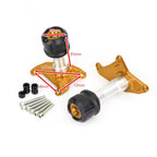 CNC Gold Motorcycle Frame Slider Anti Crash for Honda MSX125 SF Grom (2013–2020)