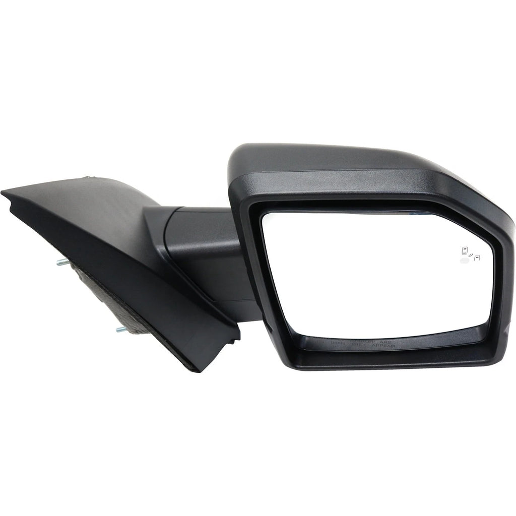 Set of 2 Mirrors for Ford F-150 (2015–2018) with Puddle Light, Textured Black