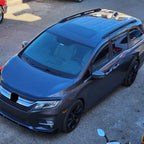 Pair Roof Rack Side Rail Cargo Carrier for Honda Odyssey (2018–2025) Black