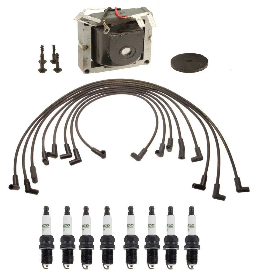 Ignition Wires & Spark Plugs Kit for Chevy Corvette V8 5.7L (1988–1991)