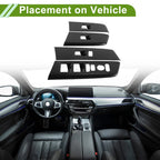 4Pcs Window Switch Bezel Cover for Honda CR-V (2023–2025)