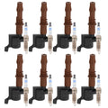 Set of 8 Ignition Coils & 8 Iridium Spark Plugs for Ford Lincoln V8