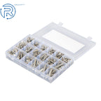 Stainless Steel Flanged Bolts and Nuts Kit for Faucet (245 Pack)