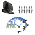 Set of 6 NGK Ignition Coil Wires & Ruthenium Spark Plugs for Dakota Ram 1500 (1997–2004)