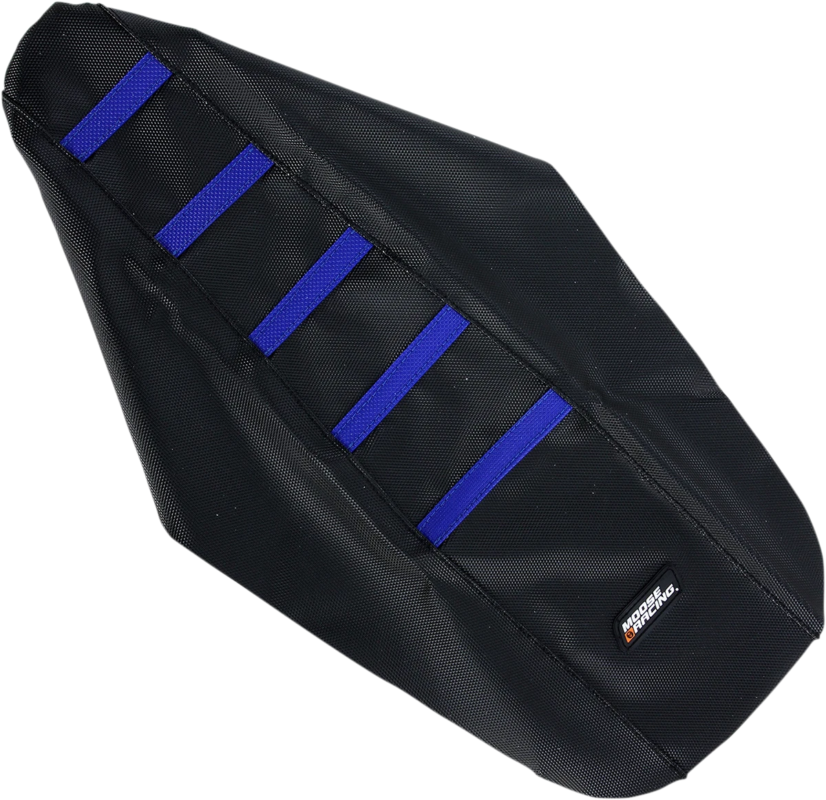 Ribbed Seat Cover for Yamaha YZ85 (2002–2021) - Black/Blue Ribs