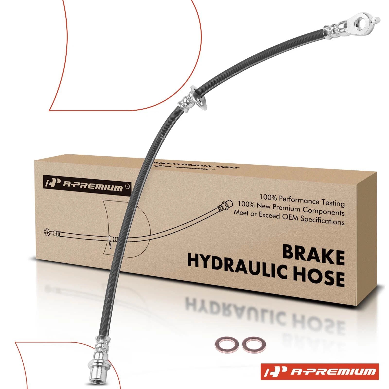 Front Left Brake Hydraulic Hose for Toyota Sienna (2004–2010)