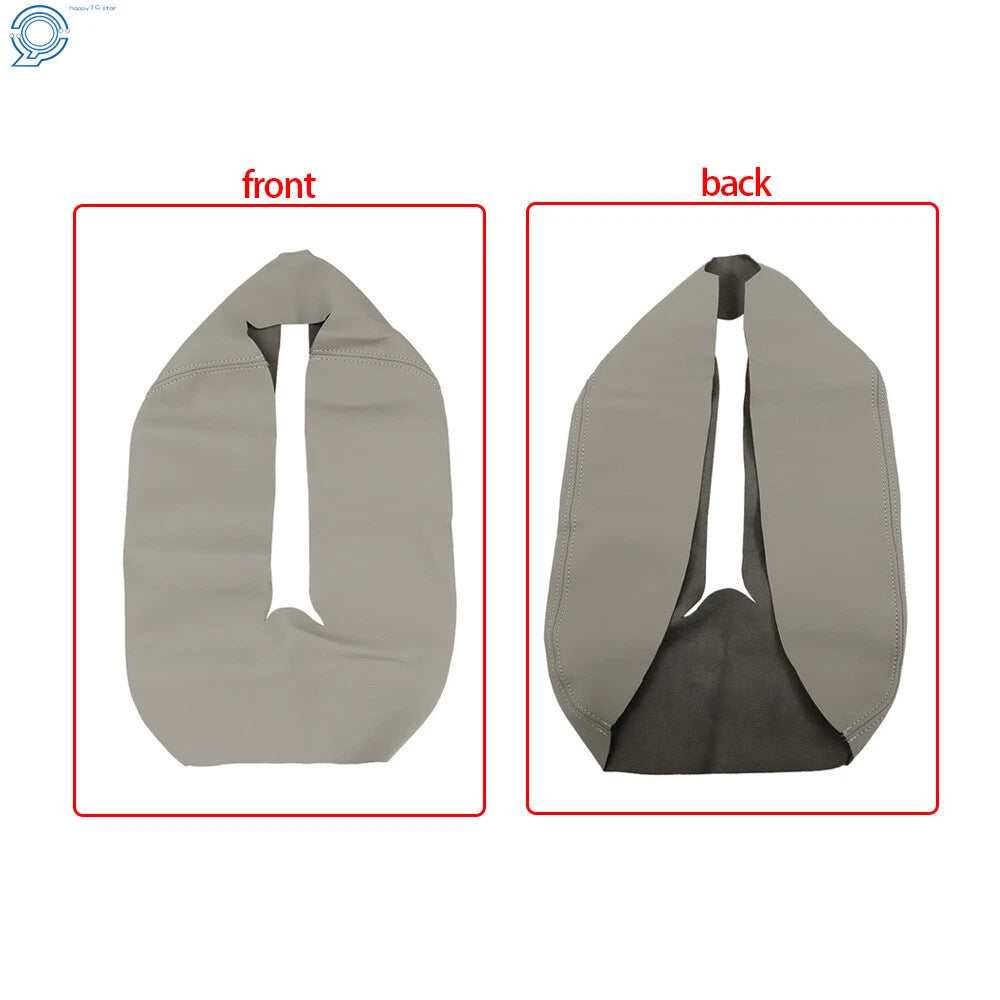 Set of 2 Front Seat Covers for Chevy Tahoe GMC Sierra (2007–2014) Leather Gray