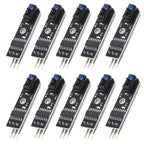 10X TCRT5000 Infrared Line Tracking Sensor Modules for Robotics Projects
