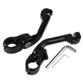 1 1/4" Long Angled Adjustable Highway Footpeg Mount for Harley