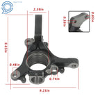 Set of 2 Steering Knuckles for Subaru Forester Impreza Legacy (1990–2000)