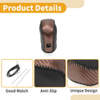 Gear Shift Knob Cover for Nissan Altima (2019–2024) Brown Carbon Fiber