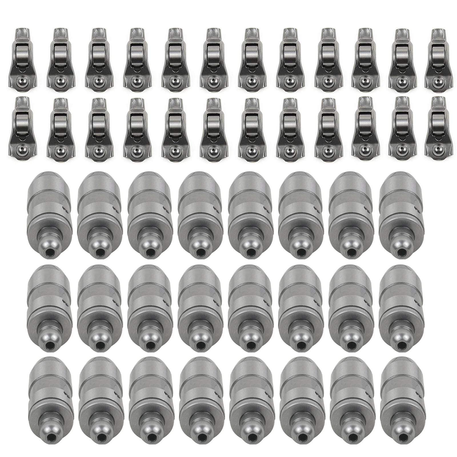 Set of 24 Rocker Arms & 24 Valve Lifters for Ford F-150, Lincoln Navigator (2004–2008)