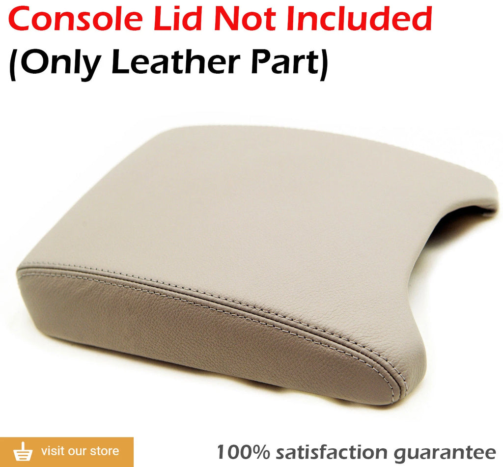 Leather Synthetic Center Console Armrest Cover for BMW X5 (2000–2006) Beige