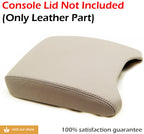 Leather Synthetic Center Console Armrest Cover for BMW X5 (2000–2006) Beige