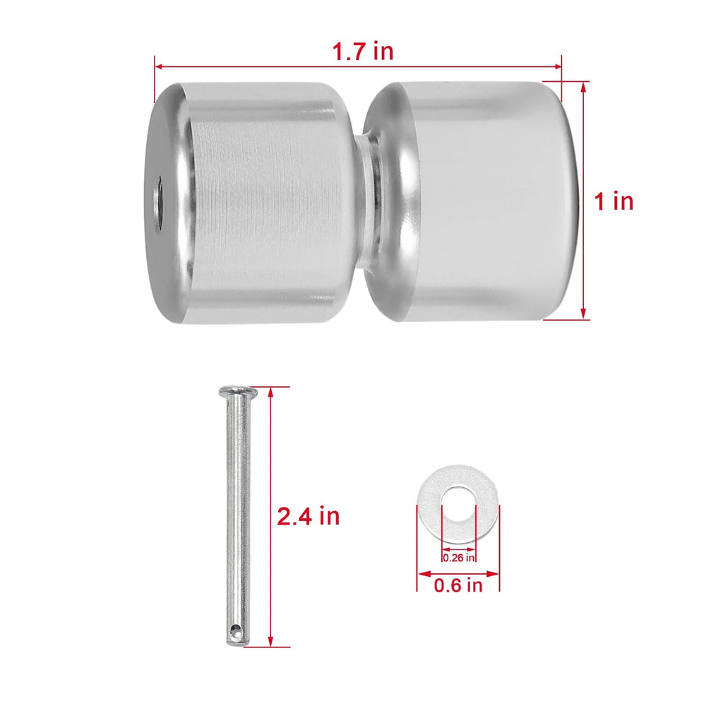 4X Trailer Tailgate Lift Assist Aluminum Roller Kit for GORILLA-LIFT (GMNR925)