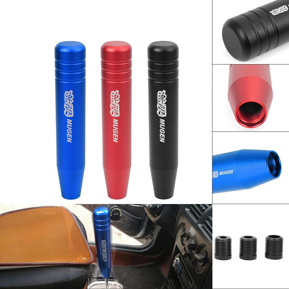 Aluminum Black Manual Gear Shift Knob for Universal Fit