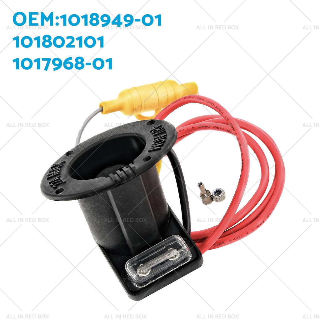 48V Golf Cart Charger Receptacle Fuse Assembly for Club Car DS (2000–Present)