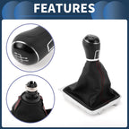 5 Speed Gear Shift Knob with Cover for Volkswagen Passat (2008–2012) Faux Leather