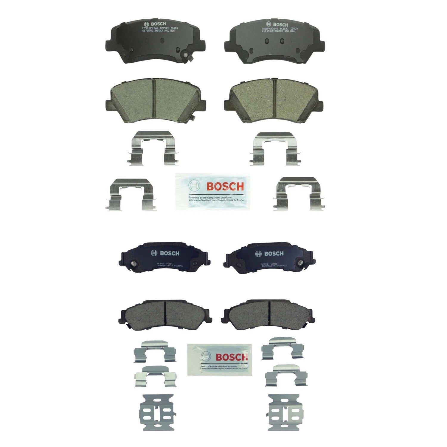 Bosch Quietcast Brake Pad Kit for Chevrolet Blazer S10 (1994–2005)