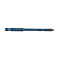 Set of 4 Carbide Drill Bits for Wood, Metal, Tiles