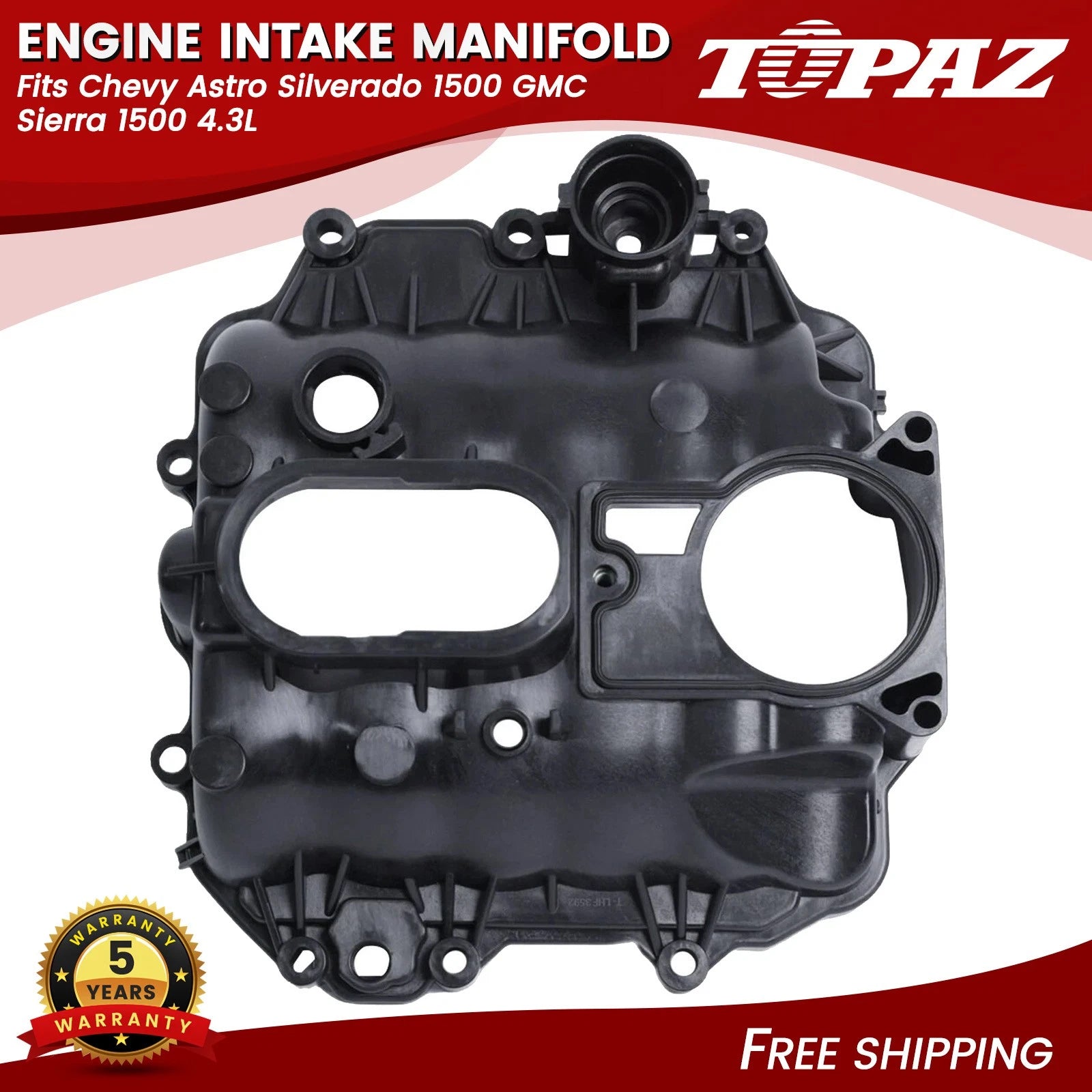 Engine Intake Manifold for Chevy Astro Silverado 1500 GMC Sierra 1500 (1996–2002)