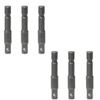 Metal Socket Adapter 1/4 Hex to 1/4 Square Drive for Drill Driver (2010–2023)