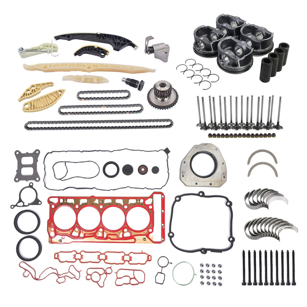 Engine Rebuild Pistons Gaskets Kit for VW Golf GTI Audi A5 A6 2.0 TFSI (2006–2016)
