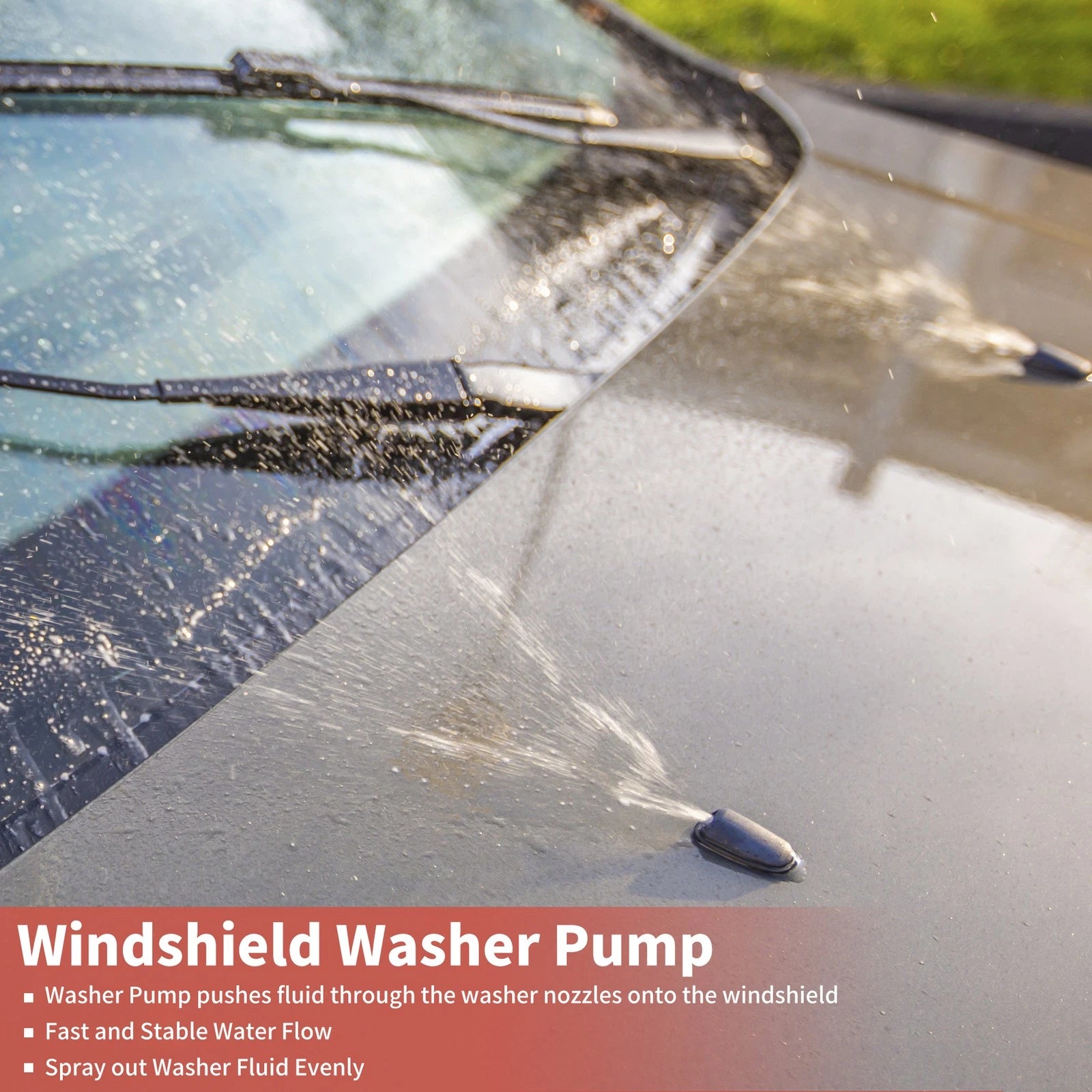 Windshield Washer Pump w/ Grommet for Honda Odyssey 