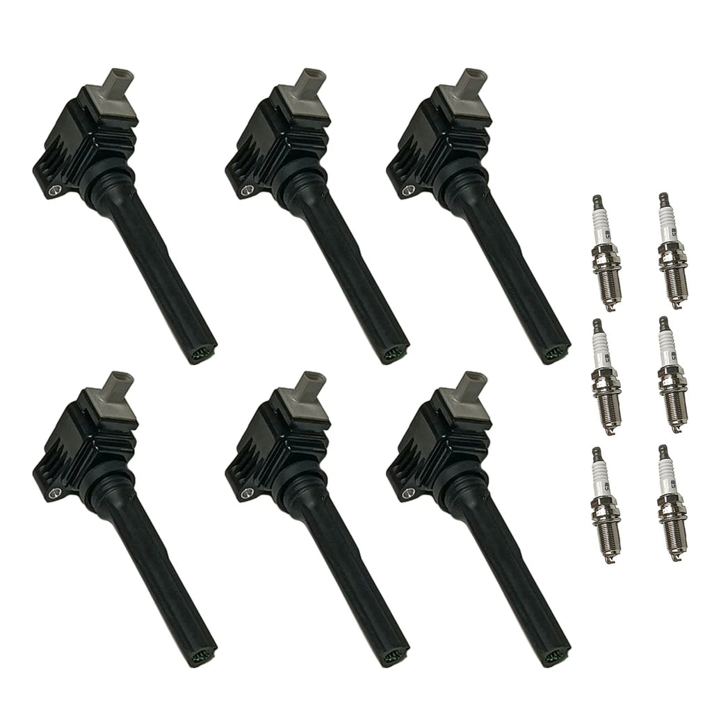 6X Ignition Coil & Spark Plug Set for Ford F-150 (2017–2019)