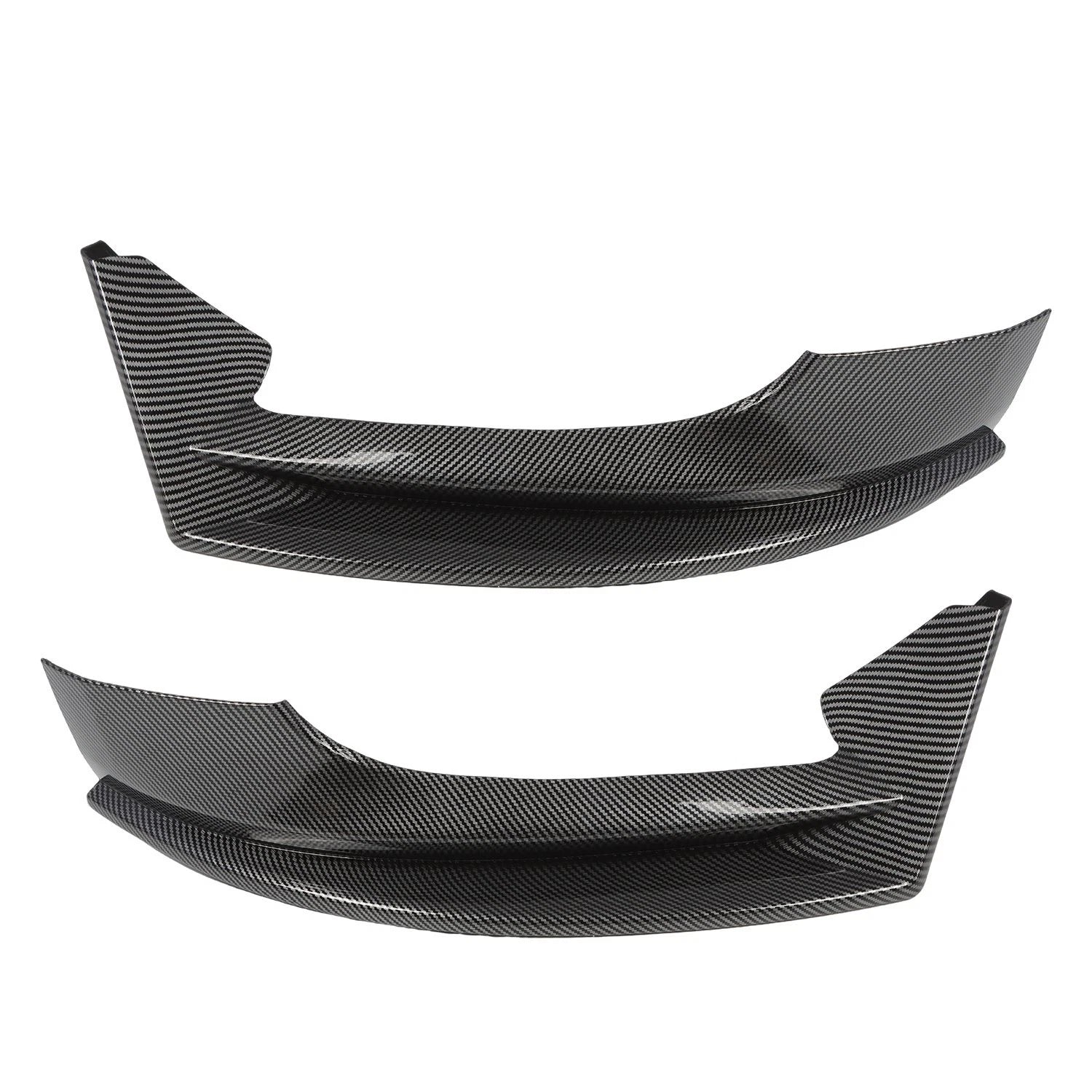 Carbon Fiber Look Front Bumper Lip Splitter for Tesla Model 3 (2017–2023)