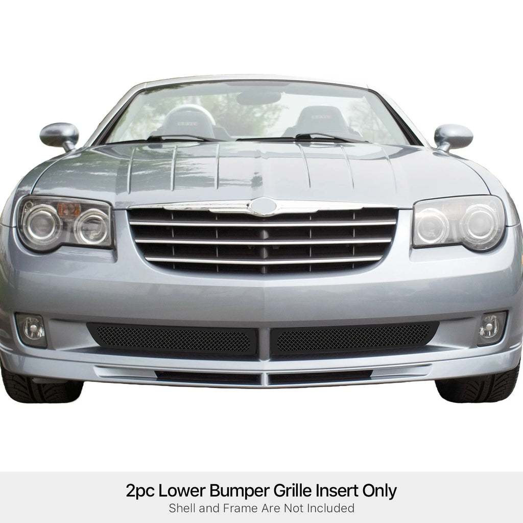 Black Mesh Grille Insert for Chrysler Crossfire (2004-2008)