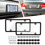 Car Clear License Plate Covers for Standard US Plates Fits 2011–2024
