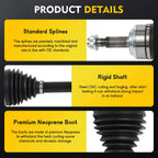 Front Left CV Axle Shaft Assembly for Toyota Corolla (2019–2022)