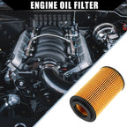 Set of 2 Engine Oil Filter Transmission Oil Filter for Chrysler (No.A6511800109)