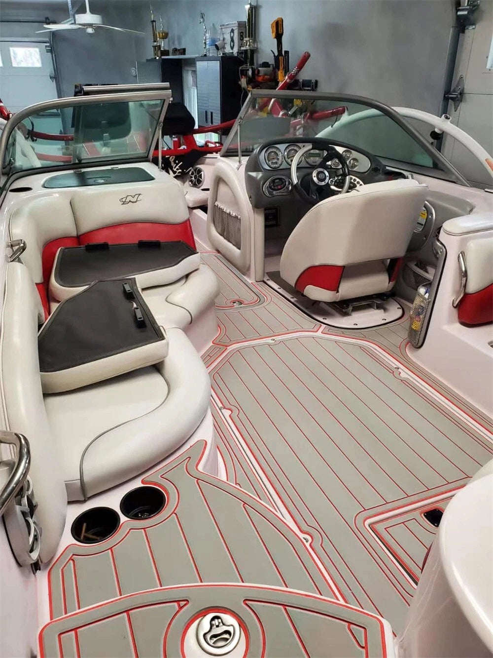 EVA Foam Teak Deck Flooring Cockpit Pad for Nautique SV211 (2006)