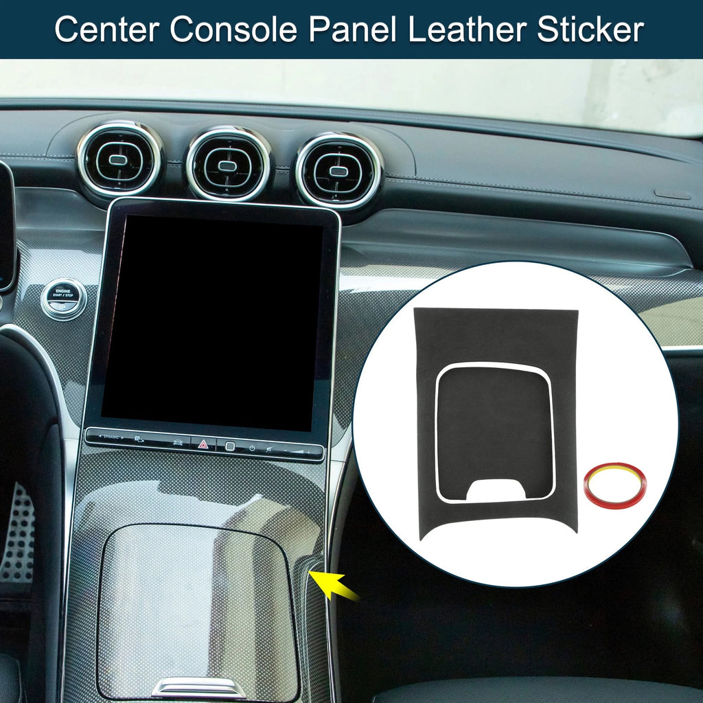 Center Console Panel Sticker for Mercedes-Benz GLC Class X254 (2023–2023) Matte Black