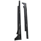 2X Side Skirt Extensions for Maserati Ghibli & Q4 (2014–2016) Black