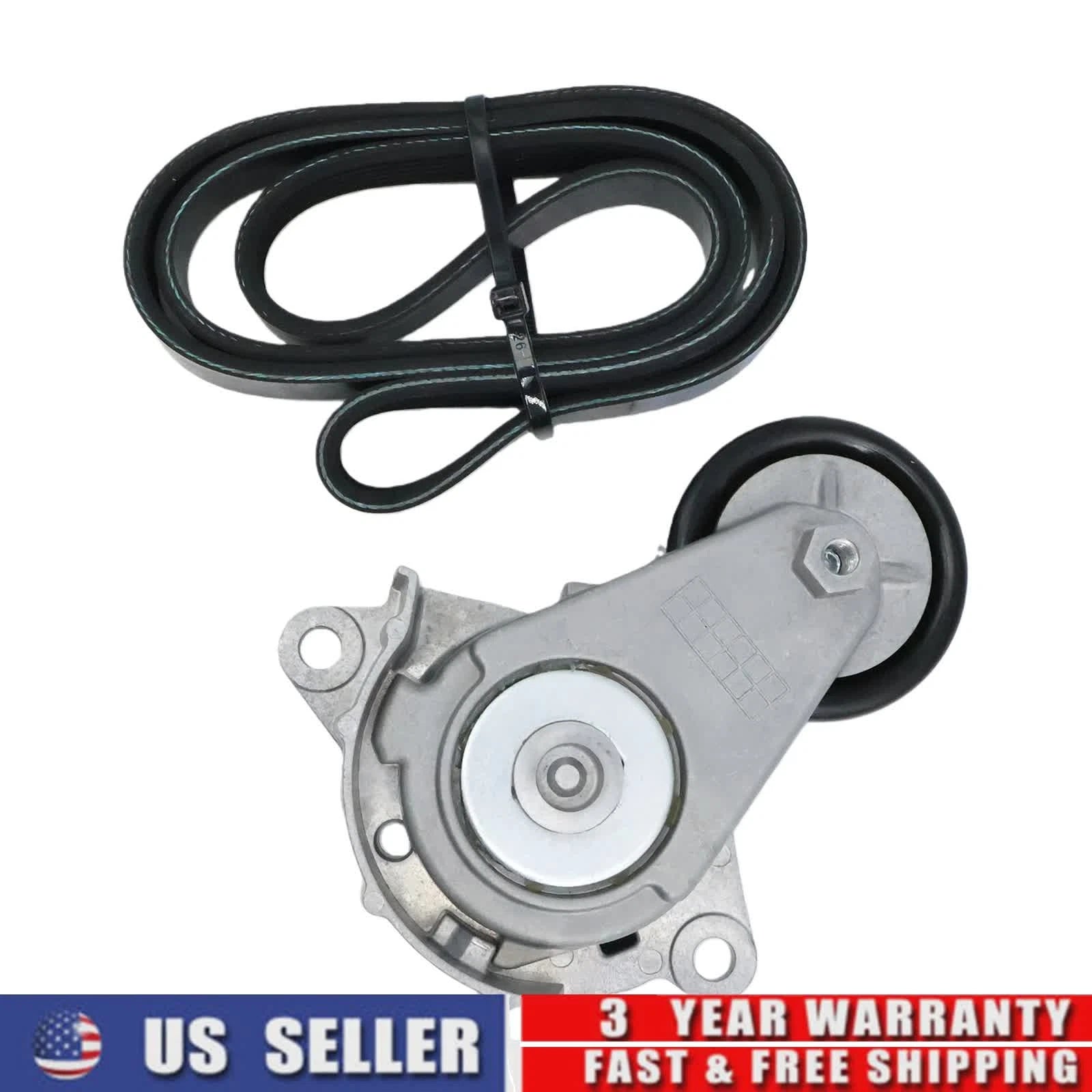Serpentine Belt Drive Component Kit for Toyota Camry RAV4 2018–2023 2.5L 39476