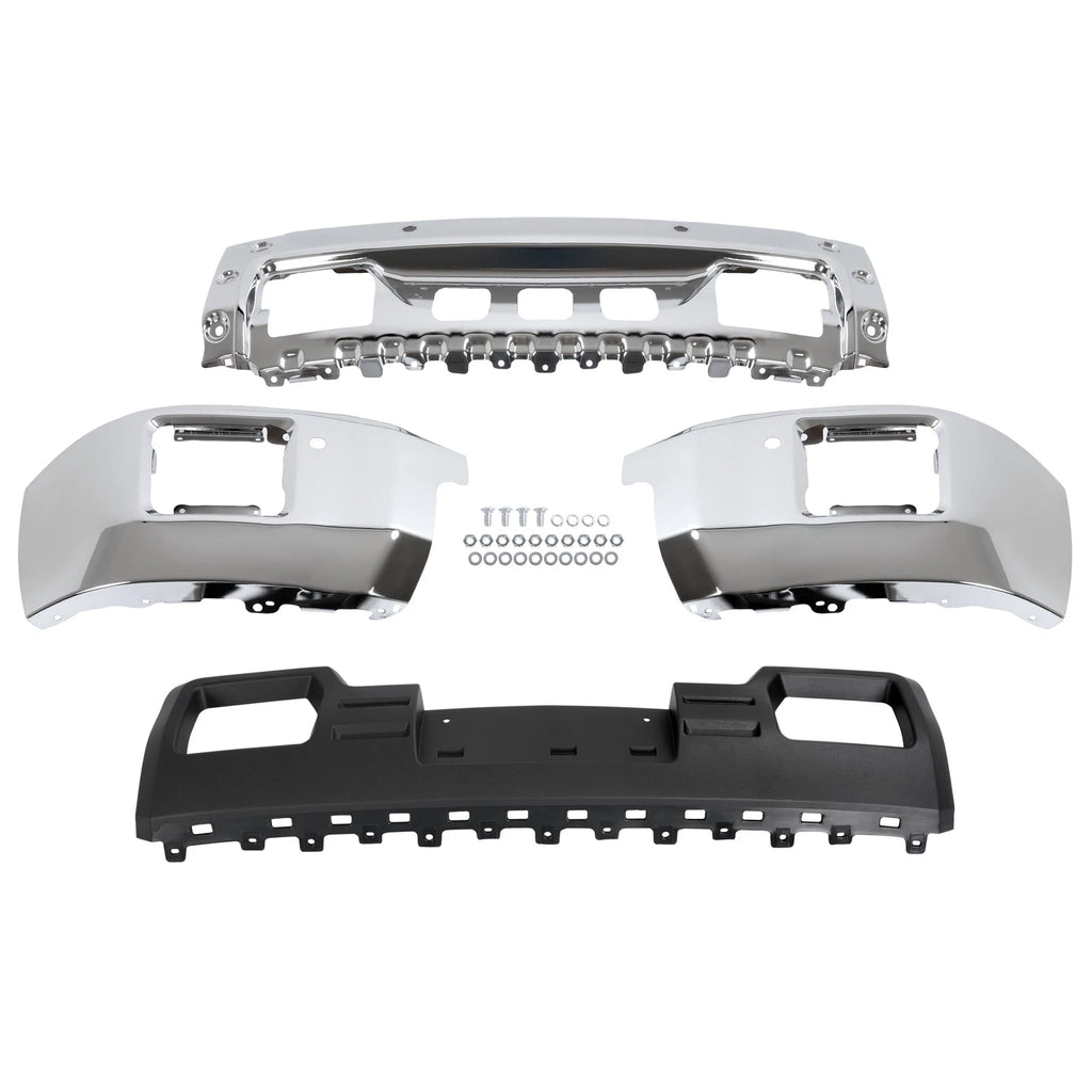 Skid Plate and Front Bumper Face Bar for GMC Sierra 1500 (2014–2015)