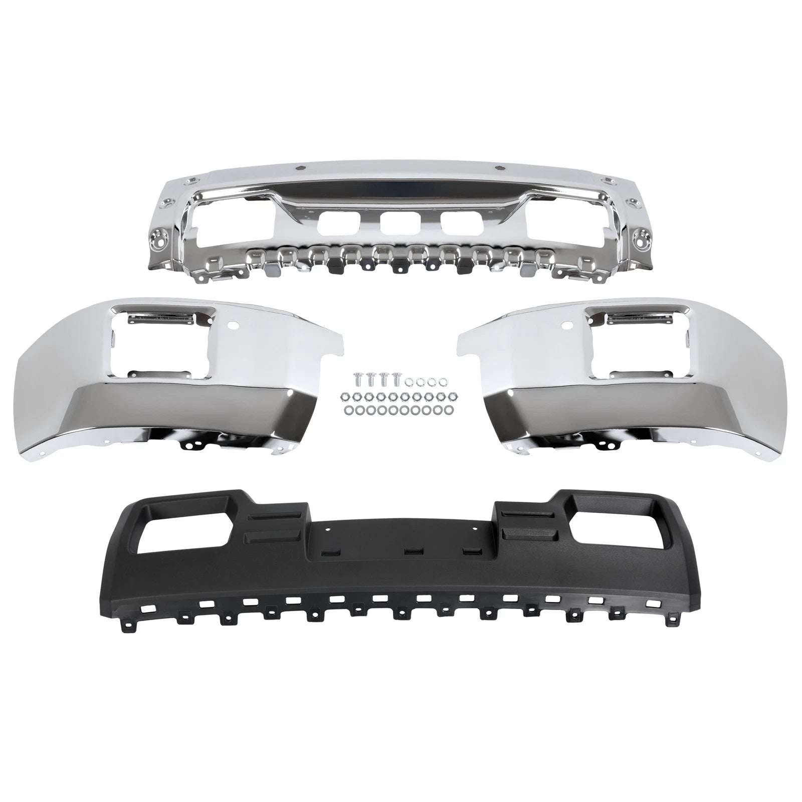Skid Plate and Front Bumper Face Bar for GMC Sierra 1500 (2014–2015)