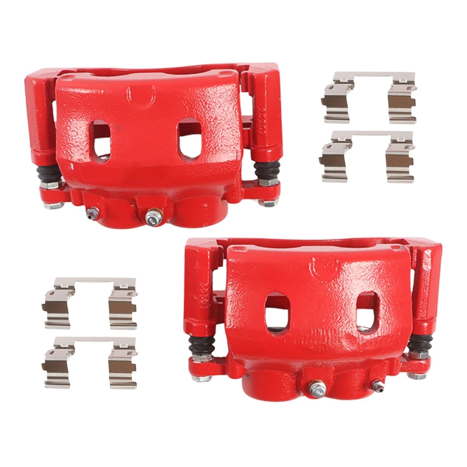 Set of 2 Front Brake Calipers for Chevy Silverado 1500 (2008–2018) GMC Sierra Yukon