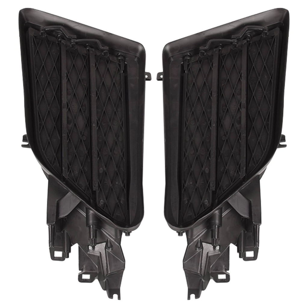 Pair Front Fog Light Frames for Tesla Model S (2012-2023)